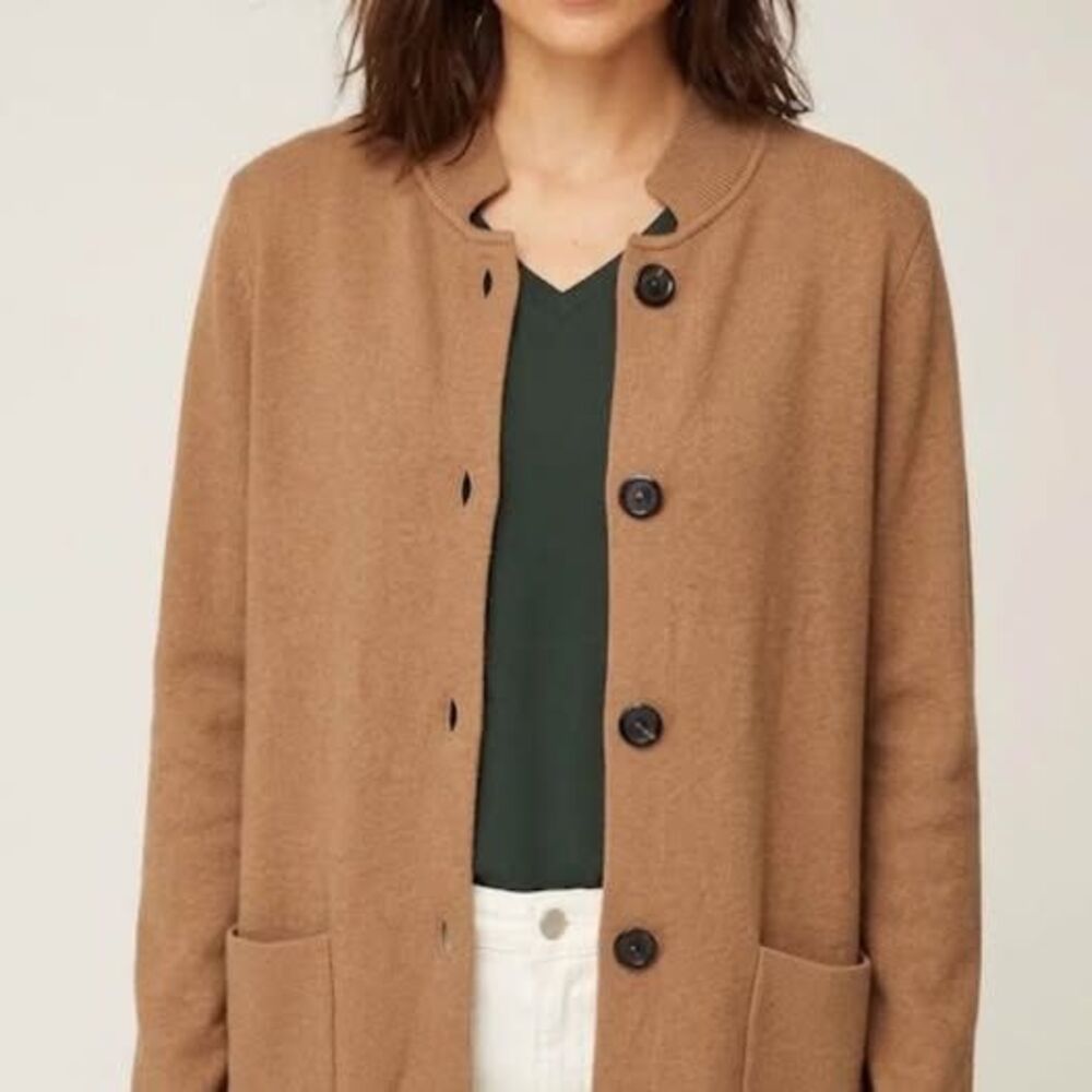 J. Jill Camel size L Cardigan sweater jacket